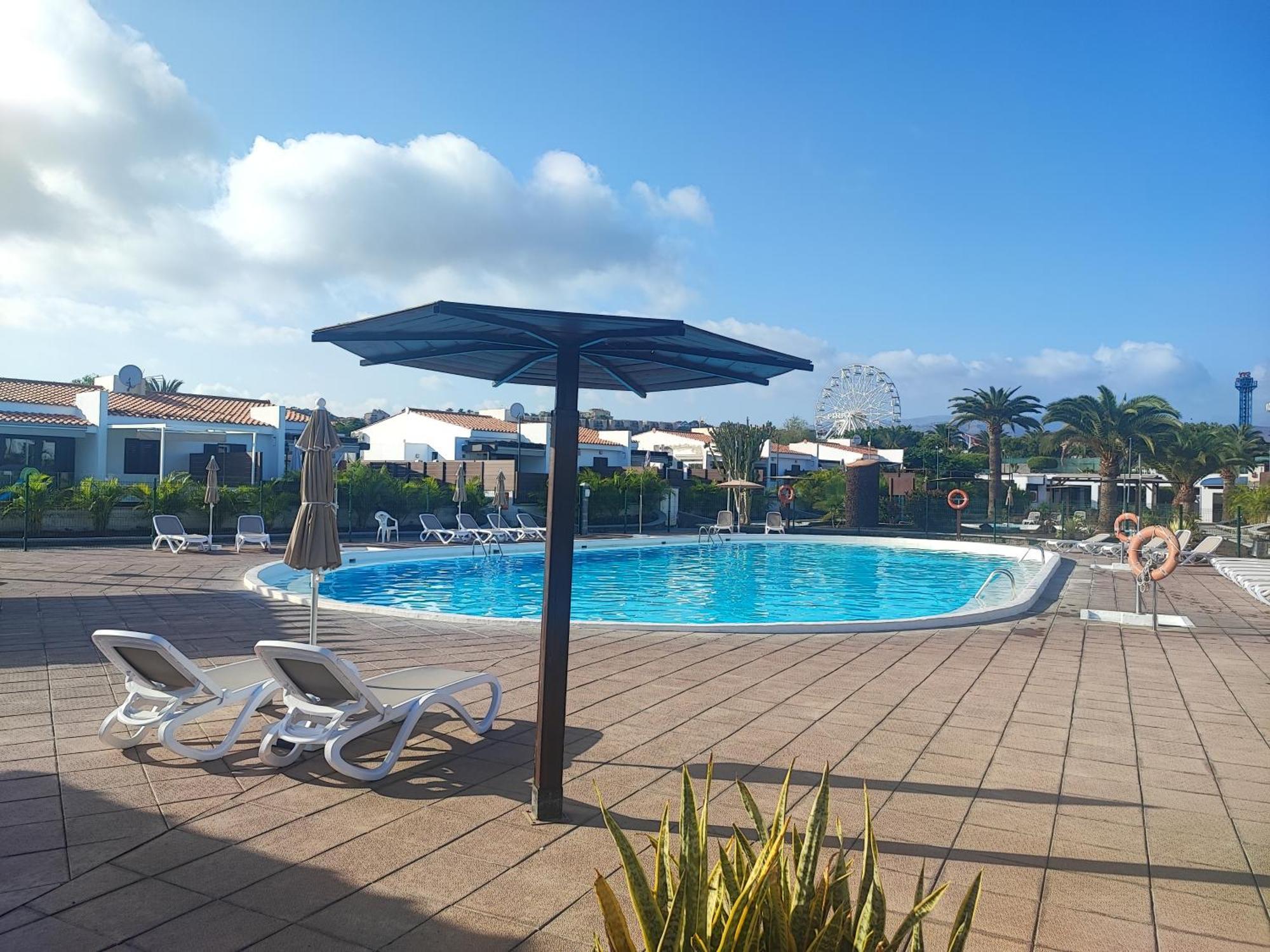 Bungalow Maspalomas Golf Con Jacuzzi, Piscina Y Jardin San Bartolomé المظهر الخارجي الصورة